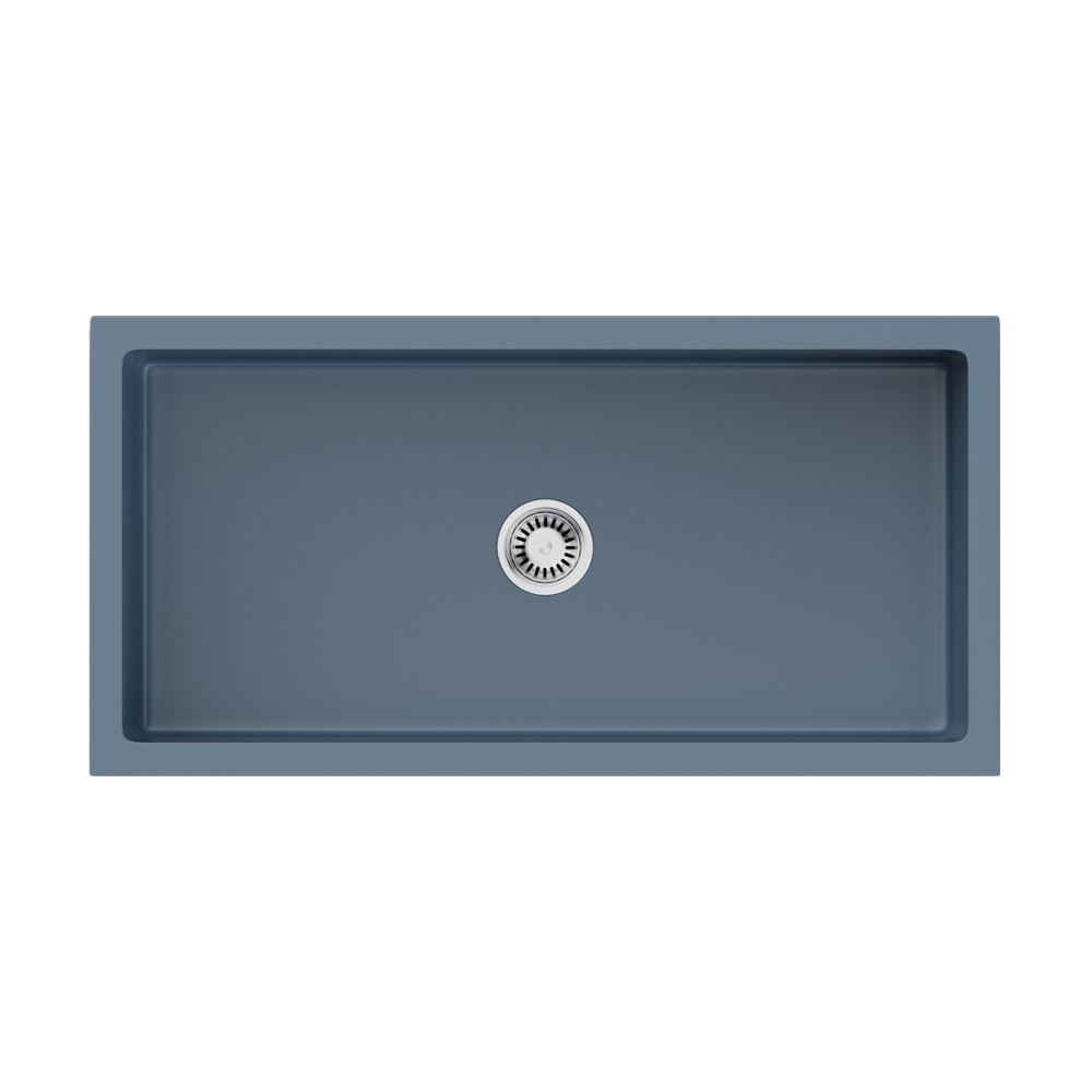 Кухонная мойка Omoikiri Mikura 91-SB 4997089 910*460 мм (синий)