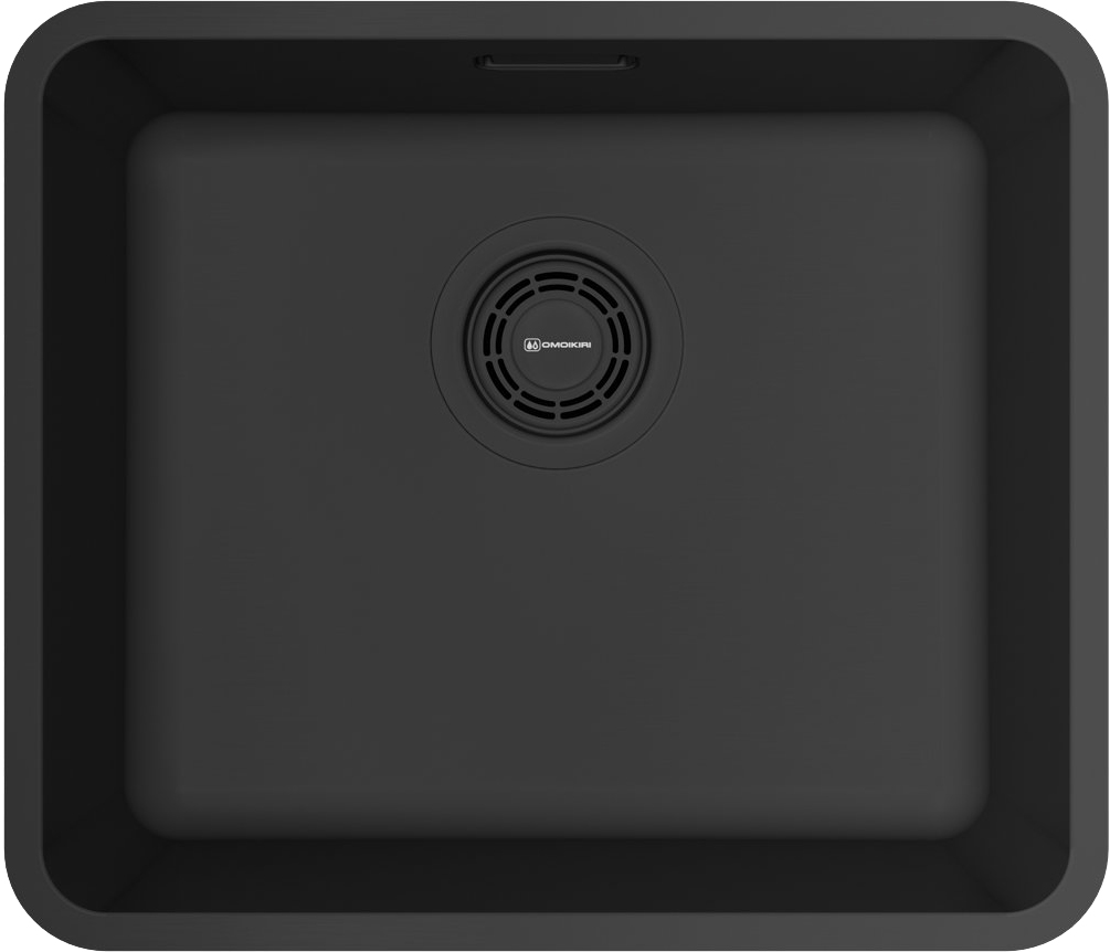 Кухонная мойка Omoikiri Omi 43-U/I Ultra Mini GB 4997417 370*430 мм (графит)