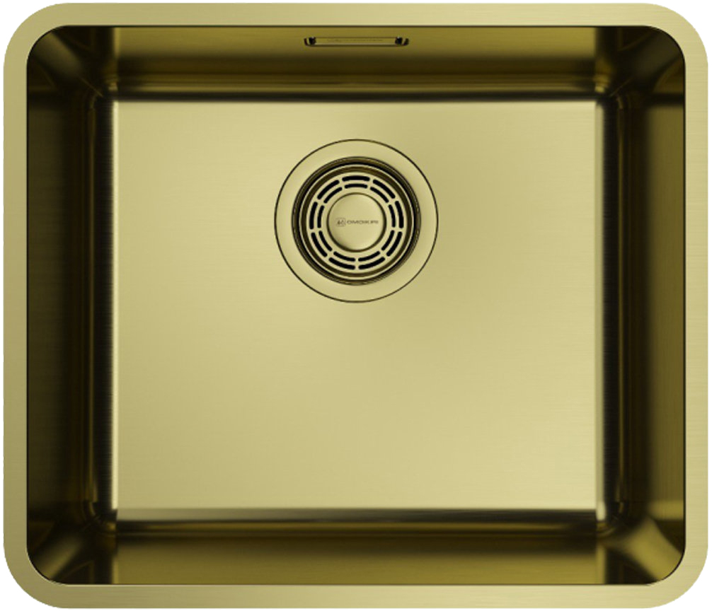 Кухонная мойка Omoikiri Omi 43-U/I Ultra Mini LG 4997403 370*430 мм (светлое золото)