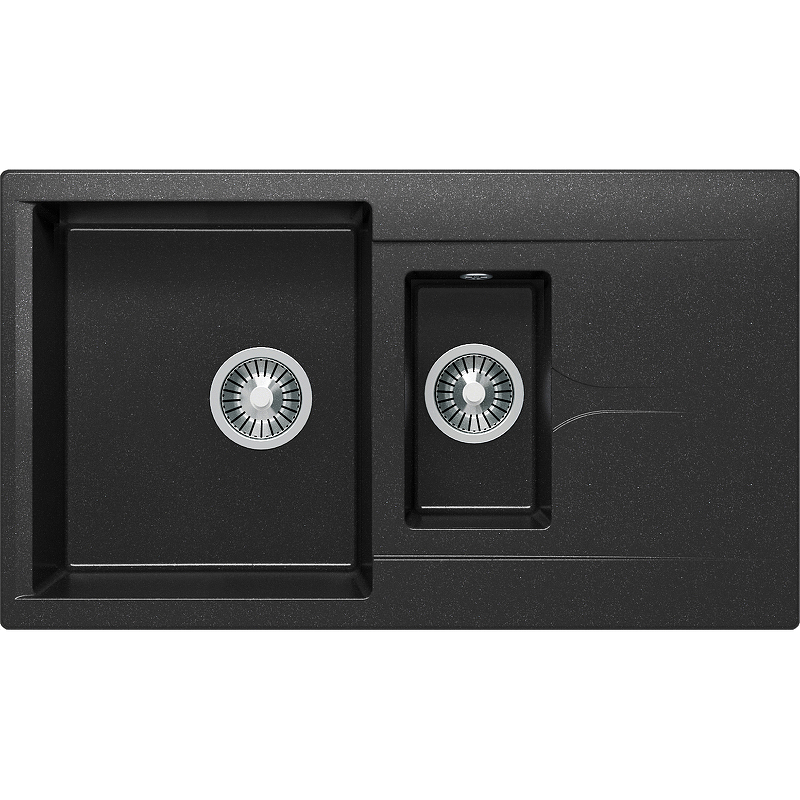 Мойка кухонная Polygran Brig-870 870*500 мм (черный)