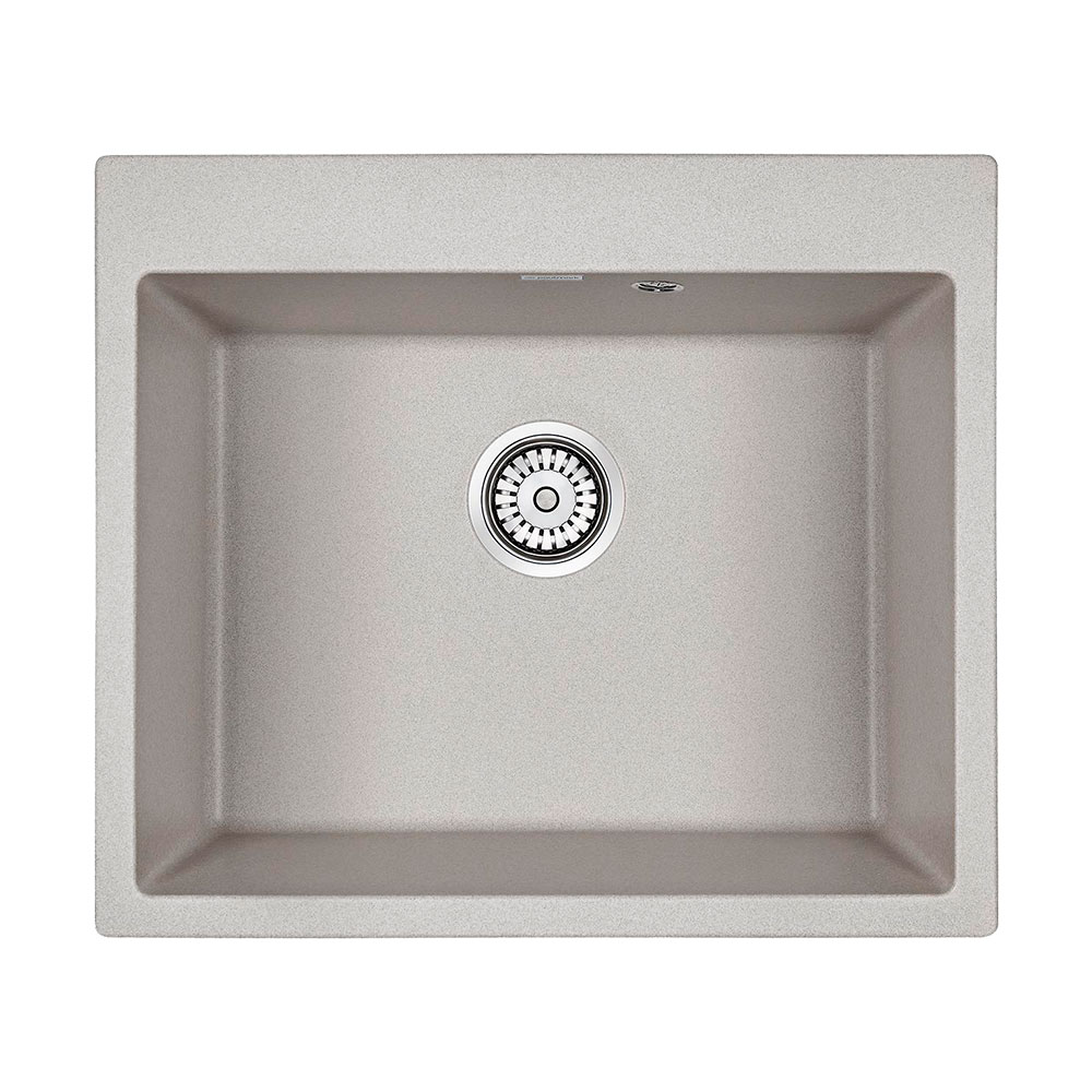 Мойка кухонная Paulmark Kante PM106052-GR 600*520 мм (серый)