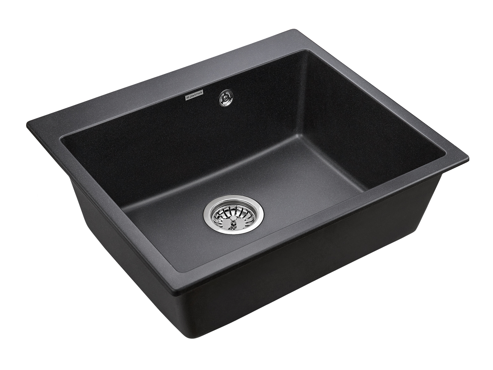 Мойка кухонная Paulmark Kante PM106052-BL 600*520 мм (черный)