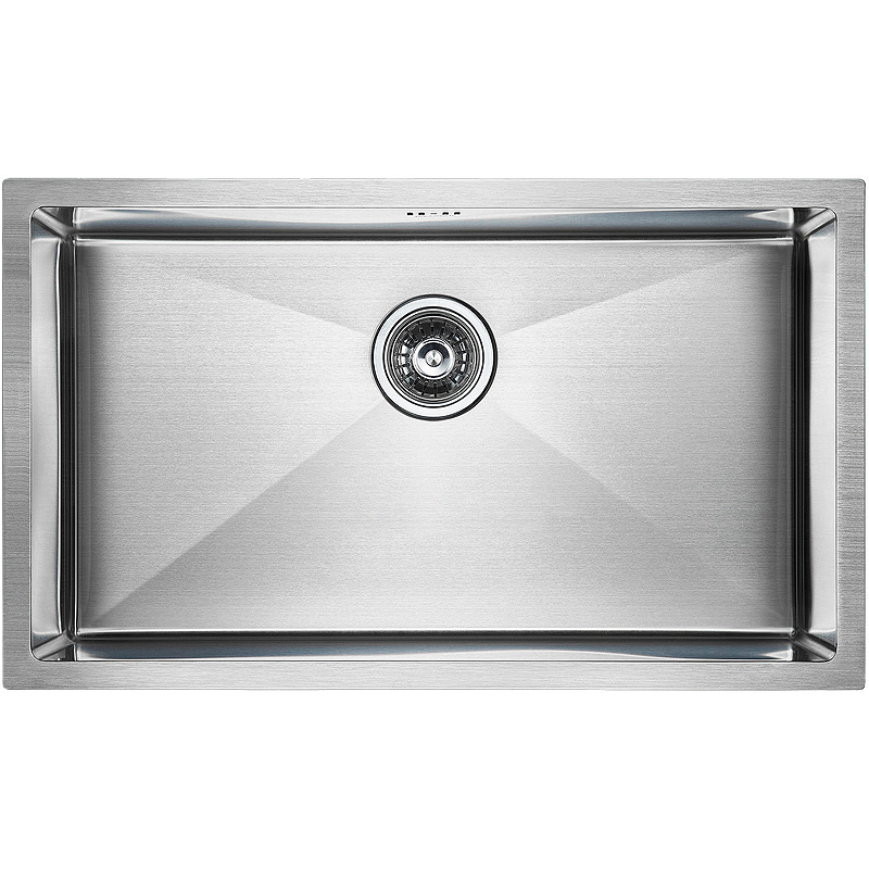 Мойка кухонная Paulmark Valde PM217444-BS 740*440 мм (брашированная сталь)
