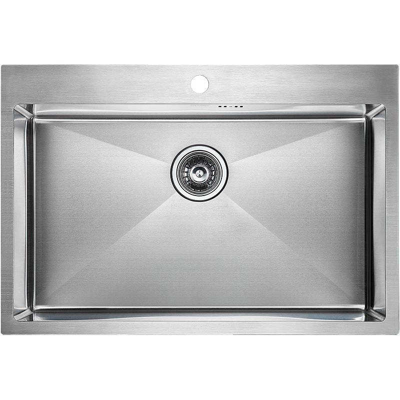 Мойка кухонная Paulmark Vast PM217551-BS 750*510 мм (брашированная сталь)