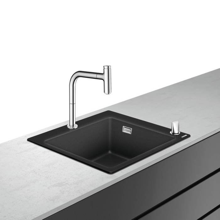Кухонная мойка с встроенным смесителем Hansgrohe C51-F450-06 56x51 43217000