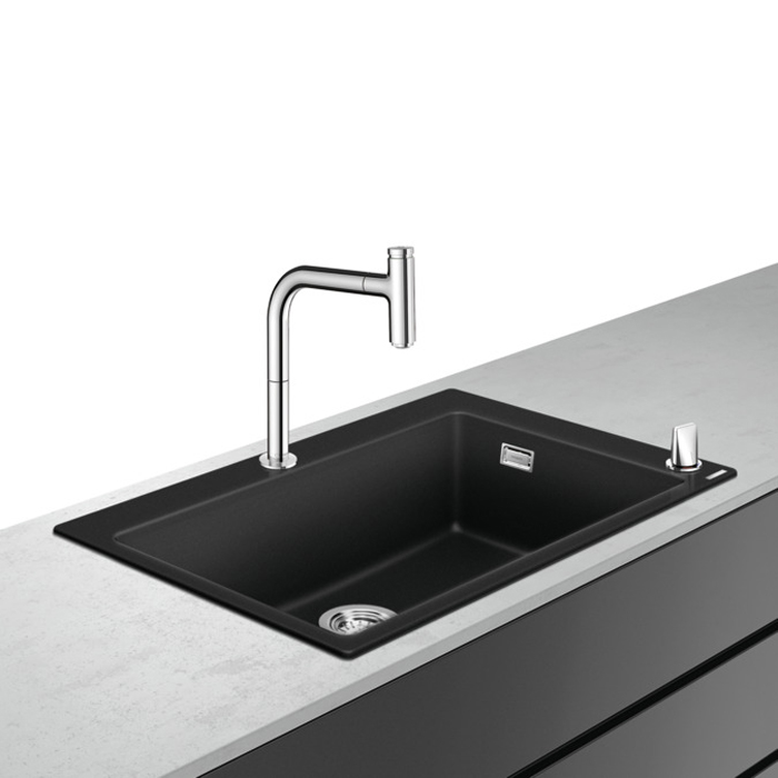 Кухонная мойка с встроенным смесителем Hansgrohe C51-F660-07 77x51 43218000