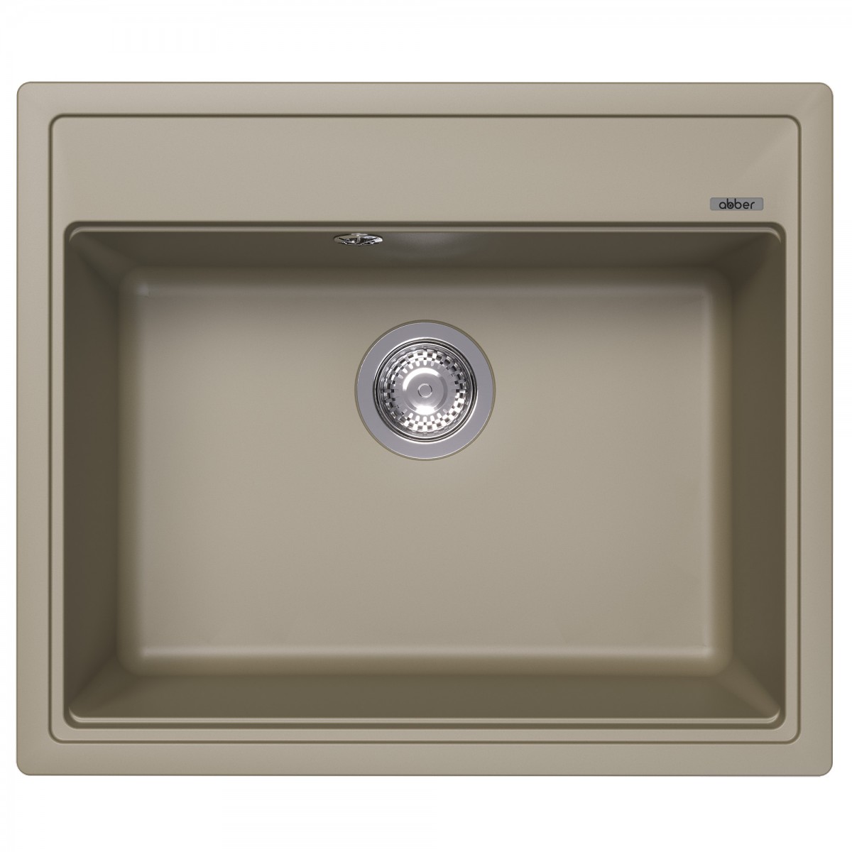 Кухонная мойка Abber Quarz AQ2902S 510*600 мм (песочный матовый)