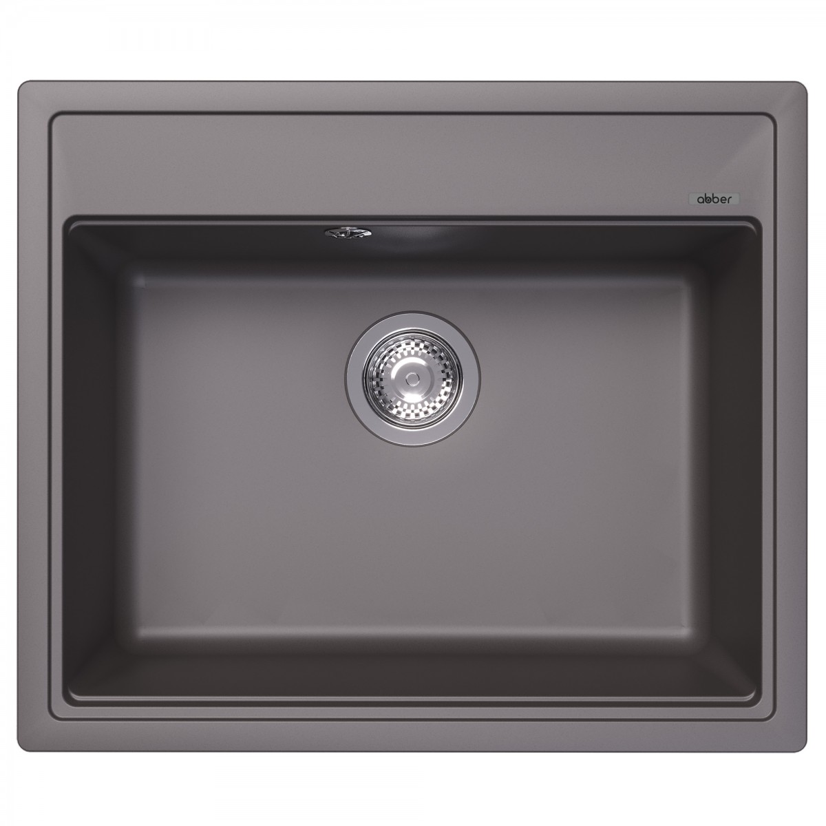 Кухонная мойка Abber Quarz AQ2902G 510*600 мм (серый матовый)