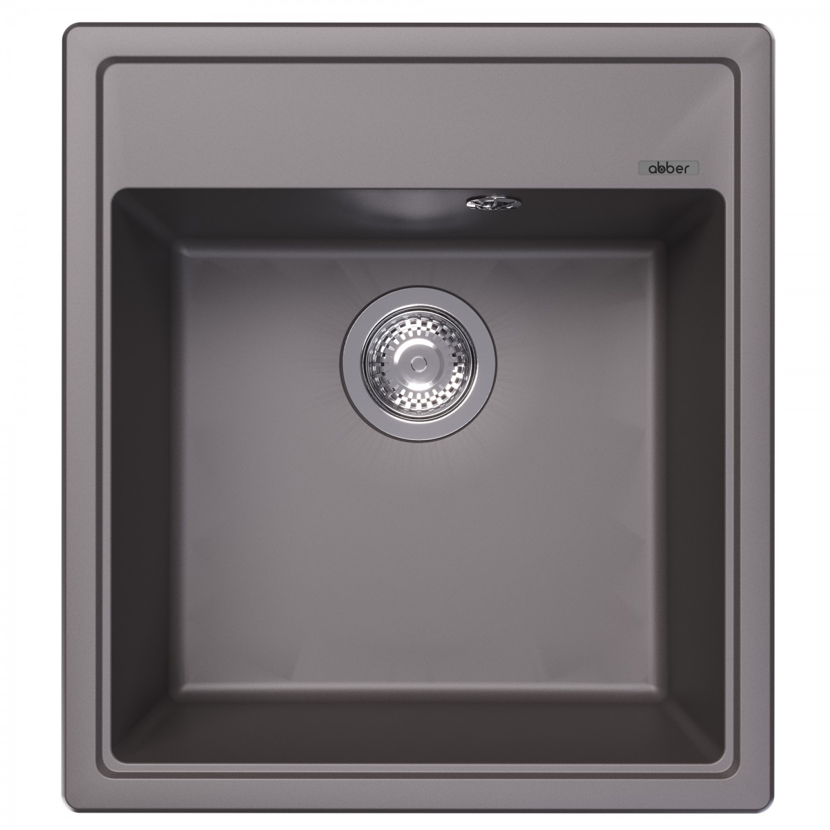 Кухонная мойка Abber Quarz AQ2901G 460*510 мм (серый матовый)