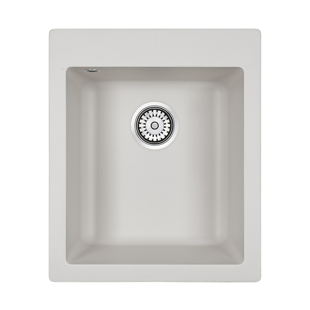 Мойка кухонная Paulmark Leer PM104249-WH 415*490 мм (белый)
