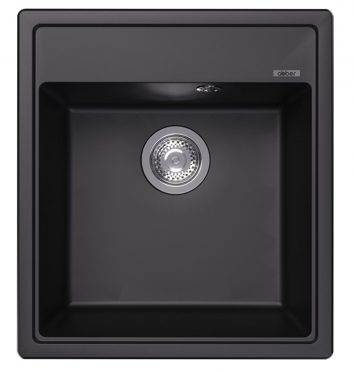 Кухонная мойка Abber Quarz AQ2901B 460*510 мм (чёрный матовый)