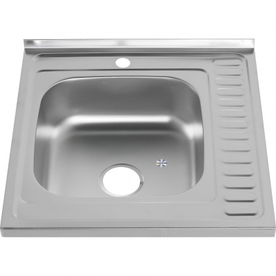 Мойка кухонная Melana 6060 L  600*600 мм  (нержавеющая сталь)  097D t L *10