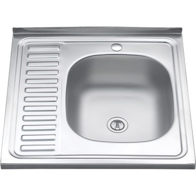 Мойка кухонная Melana 6060 R  600*600 мм (нержавеющая сталь) 073 t R*20