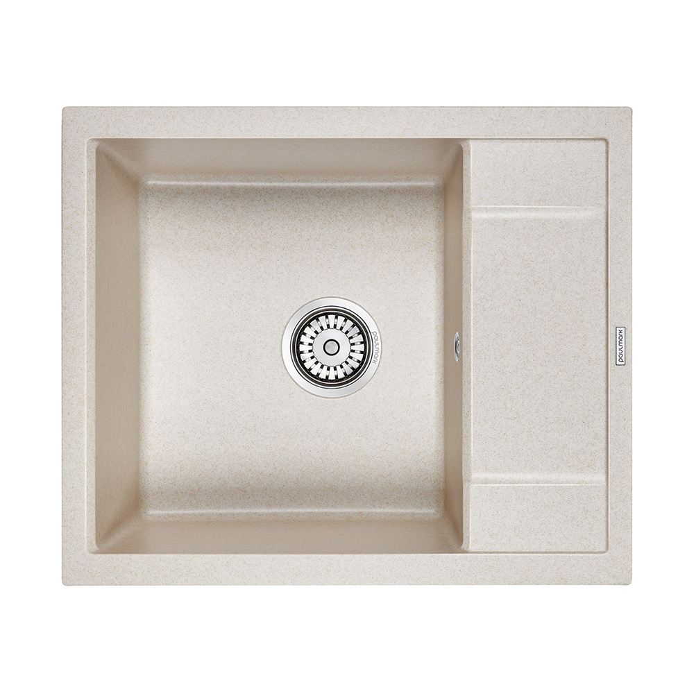 Мойка кухонная Paulmark Optimum PM216050-BE 600*500 мм (бежевый)