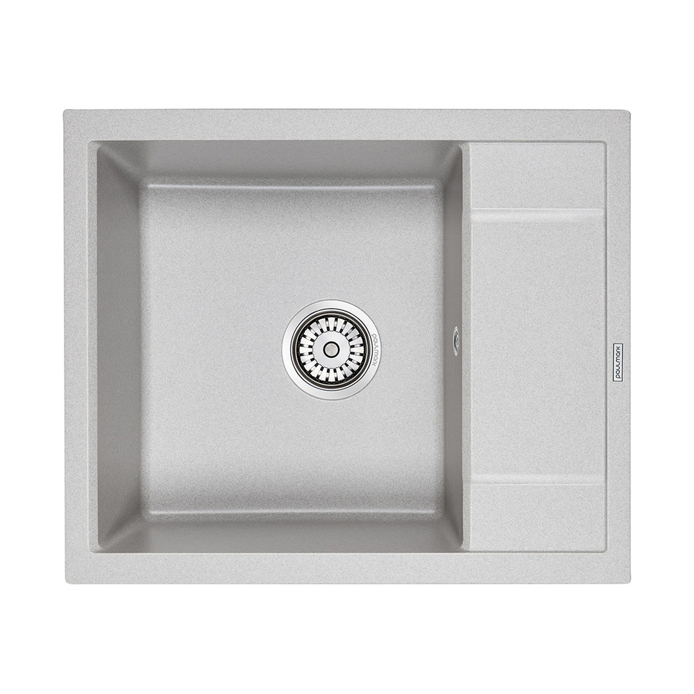 Мойка кухонная Paulmark Optimum PM216050-GR 600*500 мм (серый)