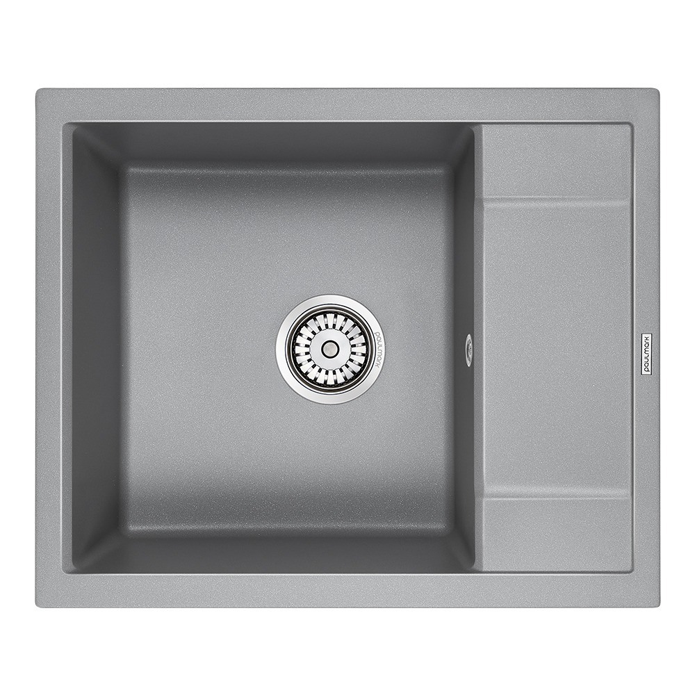 Мойка кухонная Paulmark Optimum PM216050-GRM 600*500 мм (серый металлик)
