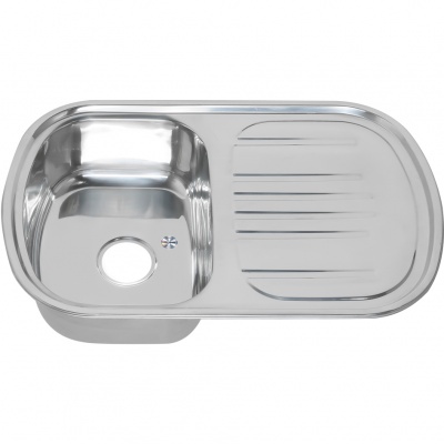 Мойка кухонная Melana 7749 U  770*490 мм (нержавеющая сталь) 231 t *10