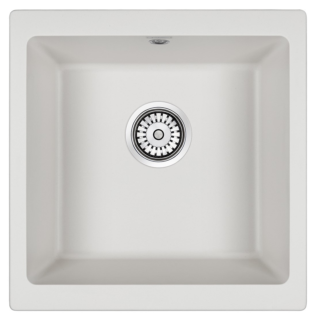 Кухонная мойка Paulmark Brilon PM104546-WH 455*460 мм (белый)