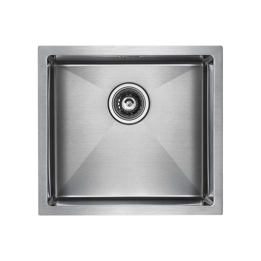 Мойка кухонная Paulmark Weser PM804844-BS 480*440 мм (брашированная сталь)