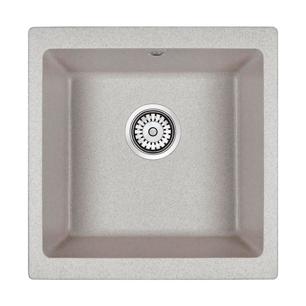 Мойка кухонная Paulmark Brilon PM104546-GR 445*460 мм (серый)