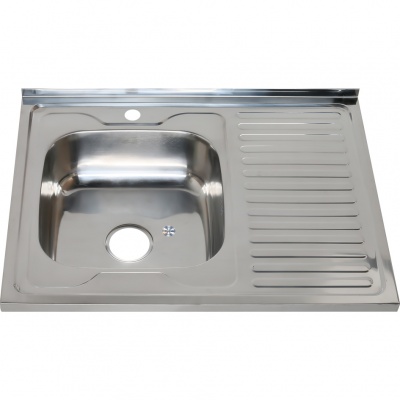 Мойка кухонная Melana 8060 L 800*600 мм (нержавеющая сталь) 016/2 L *10