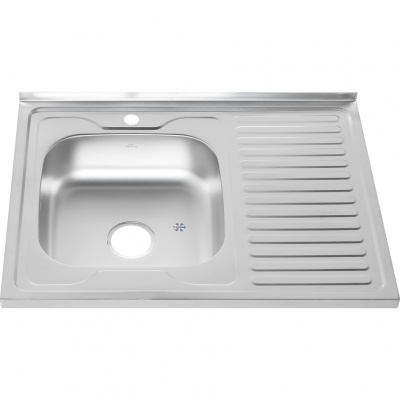 Мойка кухонная Melana  8060 L 800*600 мм  (нержавеющая сталь) 085D t L *10