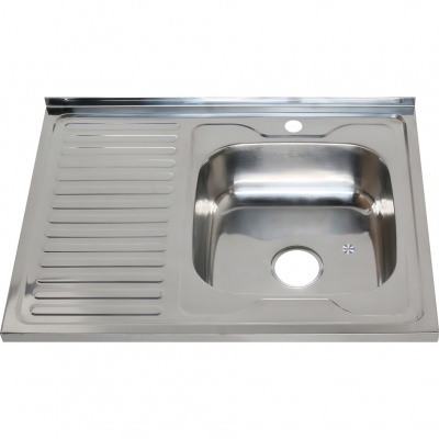 Мойка кухонная Melana 8060 R 800*600 мм (нержавеющая сталь) 016/2 R *10