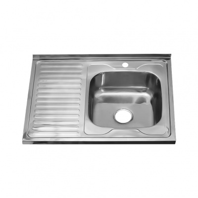 Мойка кухонная Melana 8060 R 800*600 мм (нержавеющая сталь)  085D t R *10
