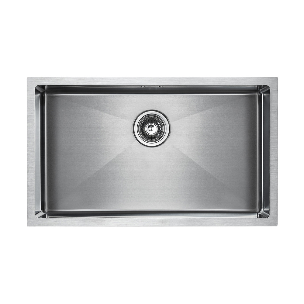 Мойка кухонная Paulmark Koher PM807444-BS 740*440 мм (брашированная сталь)