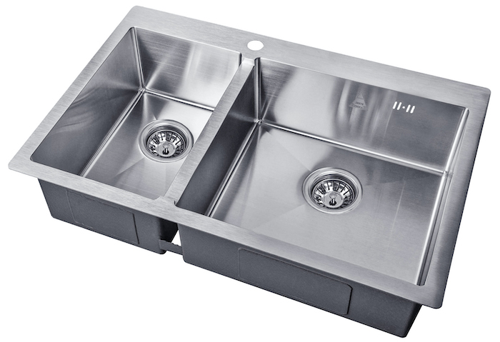 Мойка кухонная Zorg SH 78-2-51-R 780*510 мм R (сталь)
