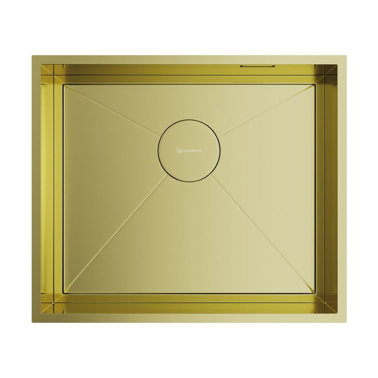 Кухонная мойка Omoikiri Kasen 53-26 INT LG 4993790 530*450 мм (светлое золото)