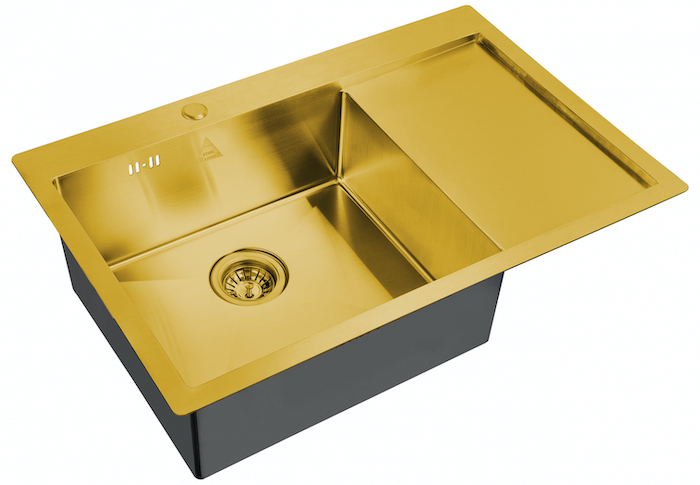 Мойка кухонная Zorg SH 7851-L BRONZE 780*510 мм L (бронза)