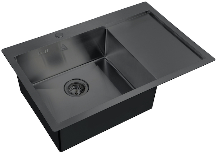Мойка кухонная Zorg SH 7851-L GRAFIT 780*510 мм L (графит)