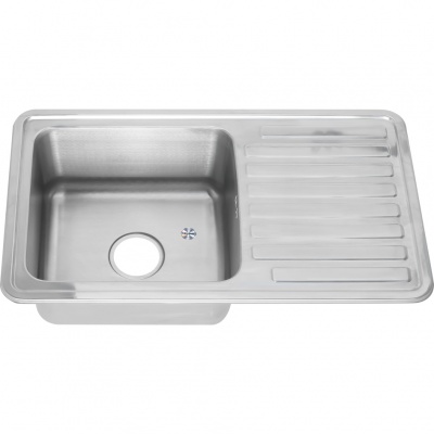 Мойка кухонная Melana 7643 L 760*430 мм (нержавеющая сталь)134ПС *5