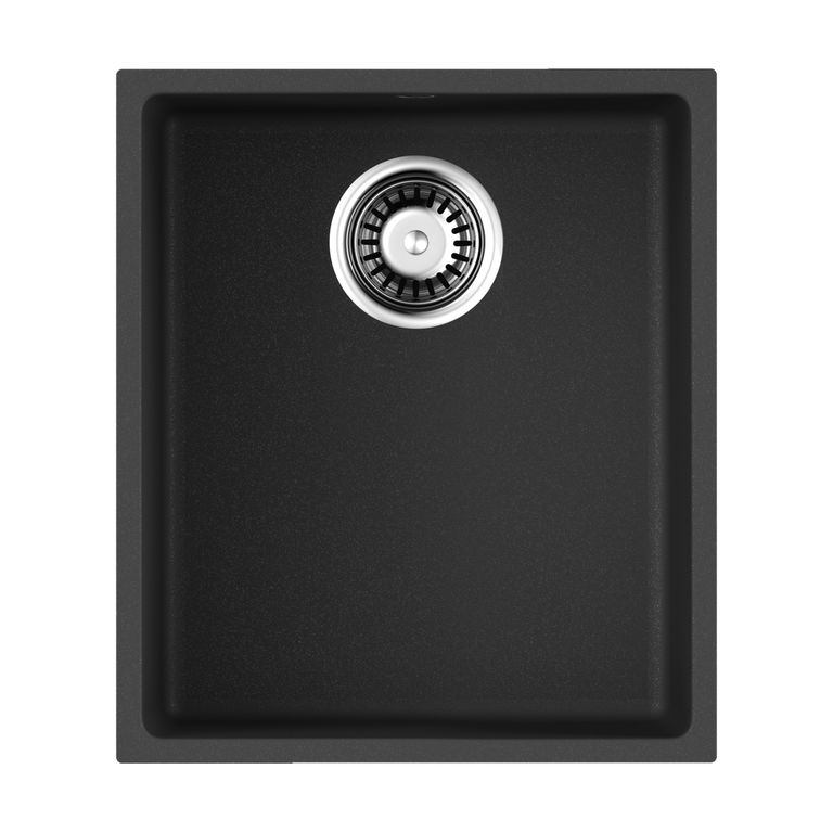 Кухонная мойка Omoikiri Bosen 38-U-BL 4993157 380*440 мм (черный)