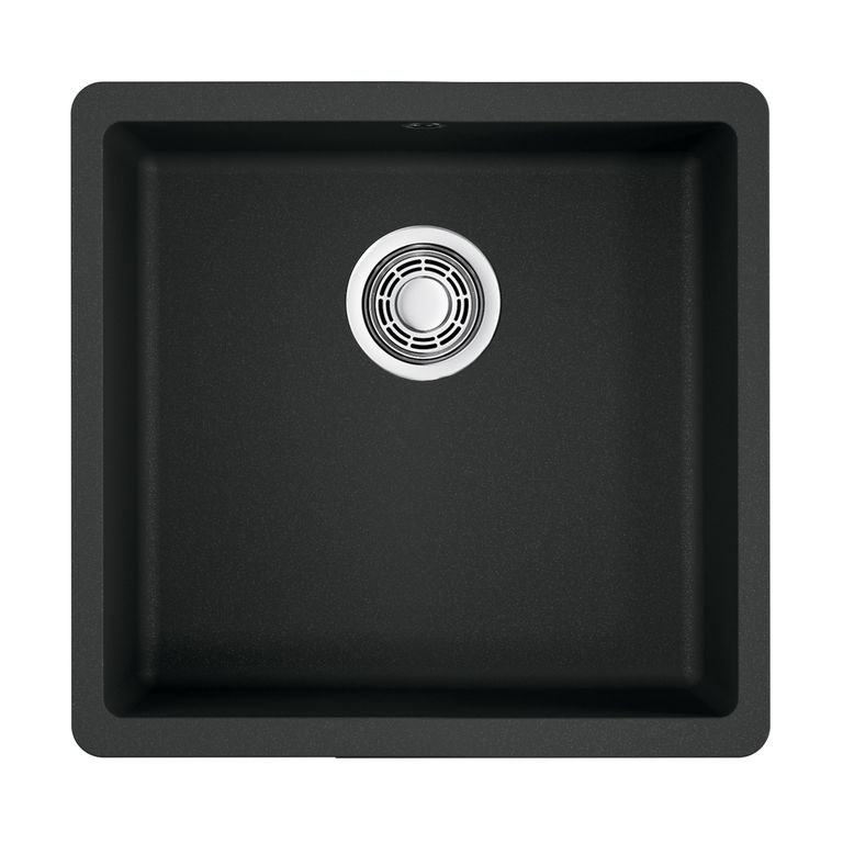 Кухонная мойка Omoikiri Kata 44-U-BL 4993403 440*420 мм (черный)