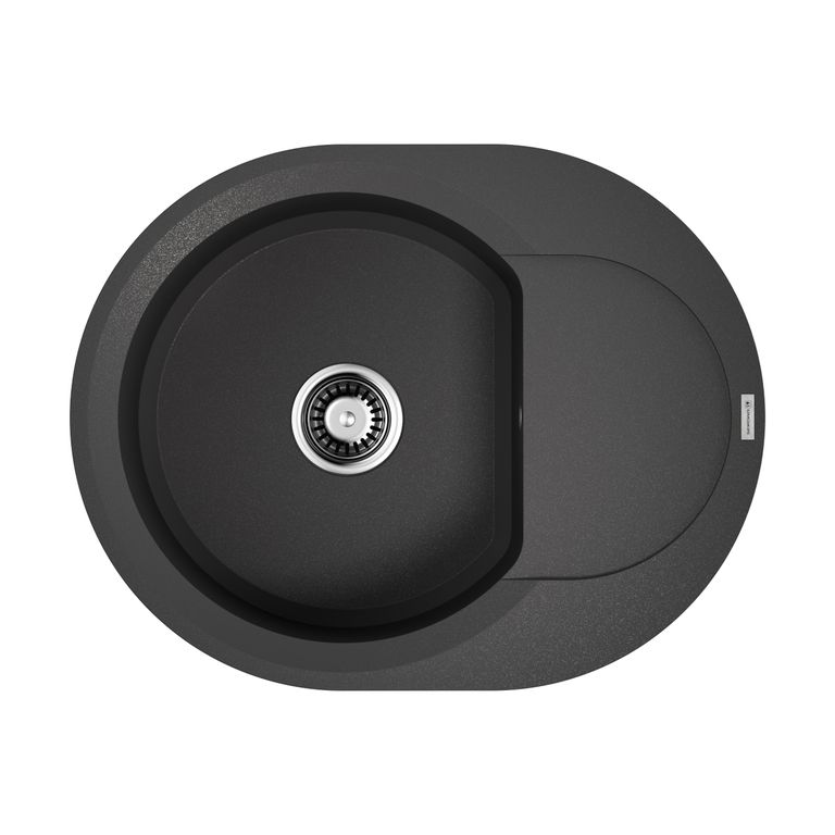 Кухонная мойка Omoikiri Sakaime 60E-BL 4993120 600*470 мм (чёрный)