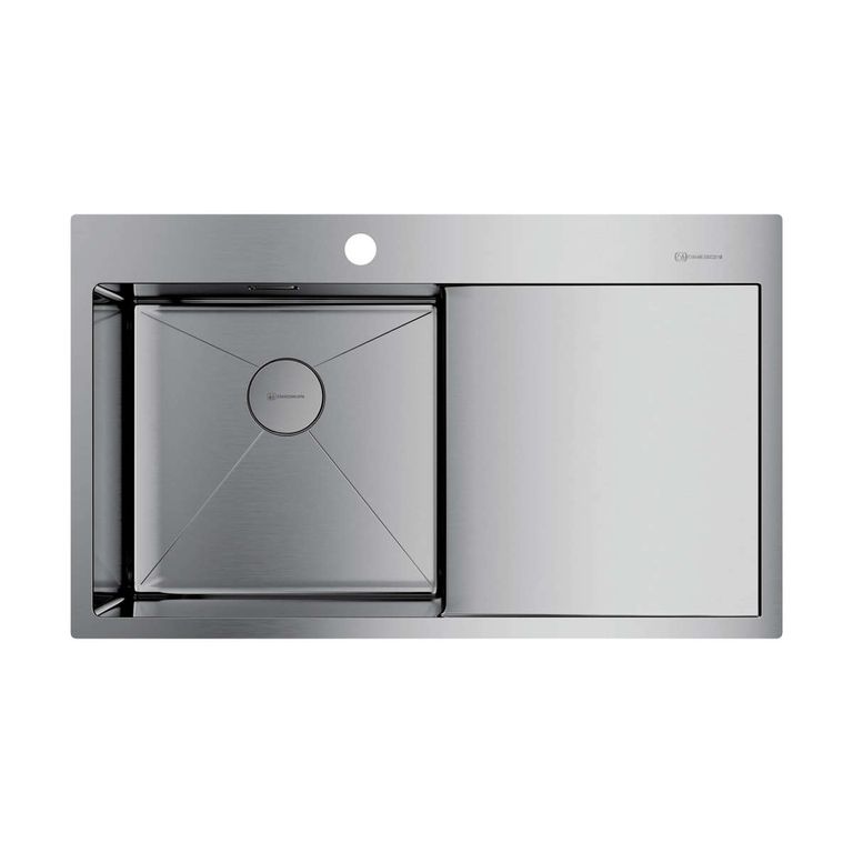 Кухонная мойка Omoikiri Akisame 86-IN-L 4993760 860*510 мм (нержавеющая сталь)