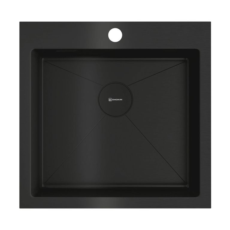 Кухонная мойка Omoikiri Akisame 51-GB 4997013 510*510 мм (графит)