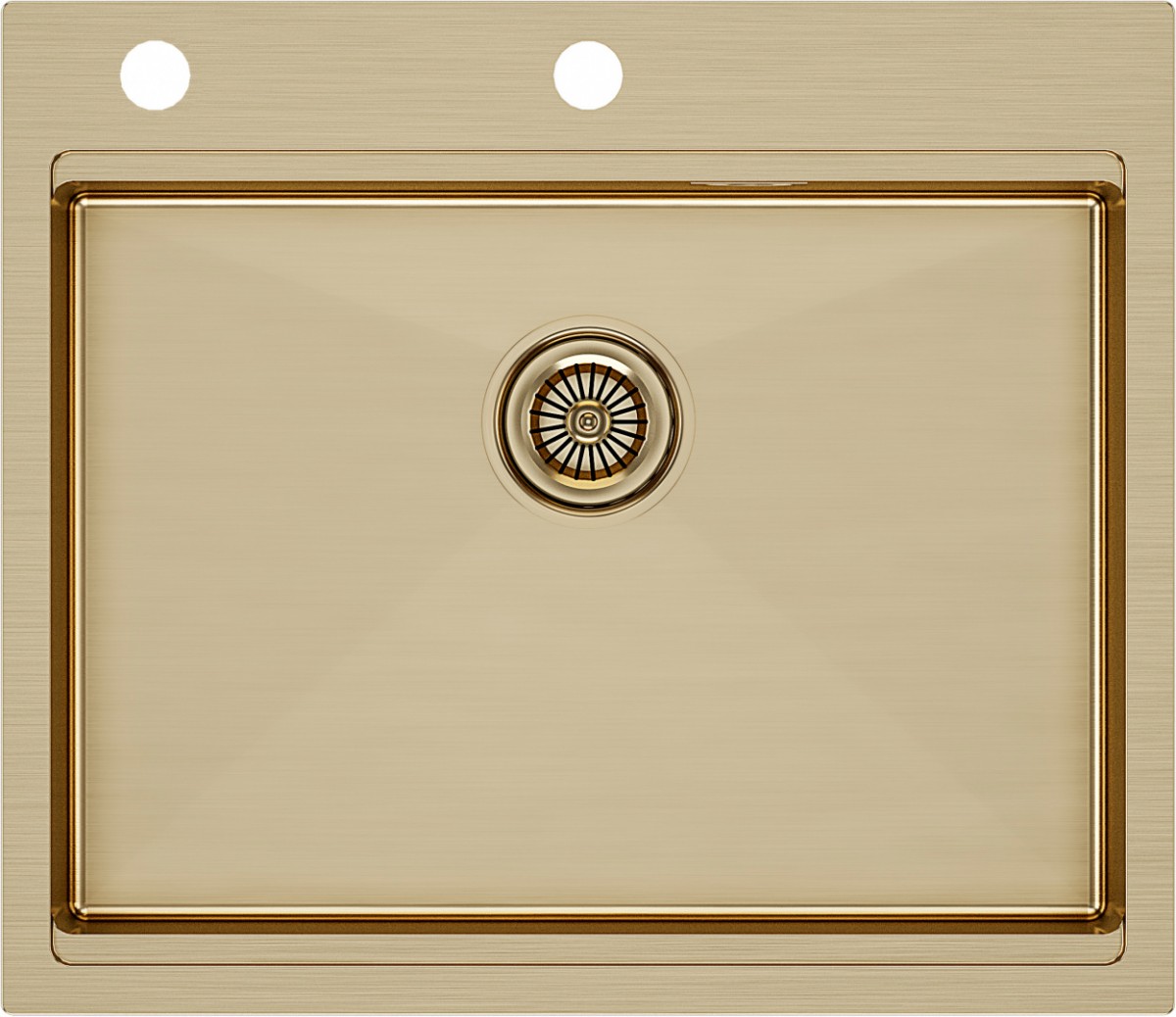 Кухонная мойка Paulmark Brim Pro PM705951-BG 590*510 мм (брашированное золото)