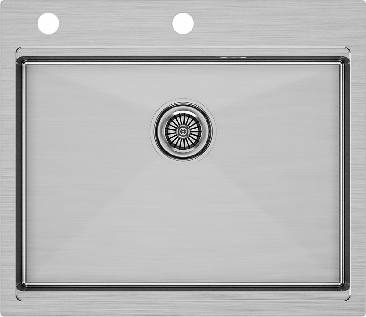 Кухонная мойка Paulmark Brim Pro PM705951-BS 590*510 мм (нержавеющая сталь)