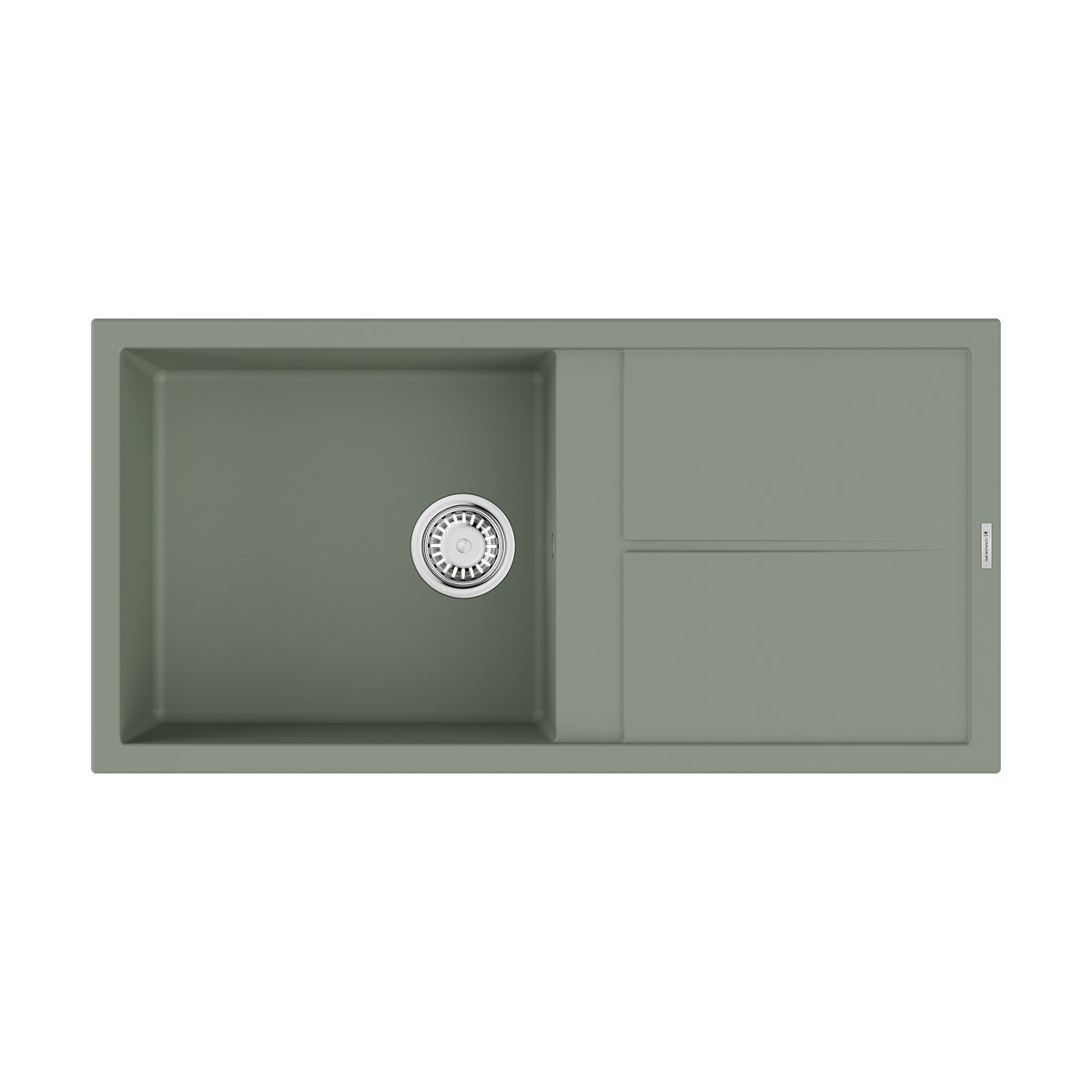 Кухонная мойка Omoikiri Sumi 100A WG 4997111 1000*500 мм (wind green)