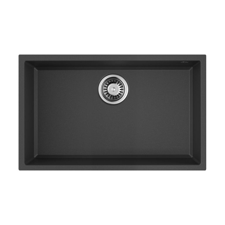 Кухонная мойка Omoikiri Tedori 66-U-BL 4993972 660*420 мм (чёрный)