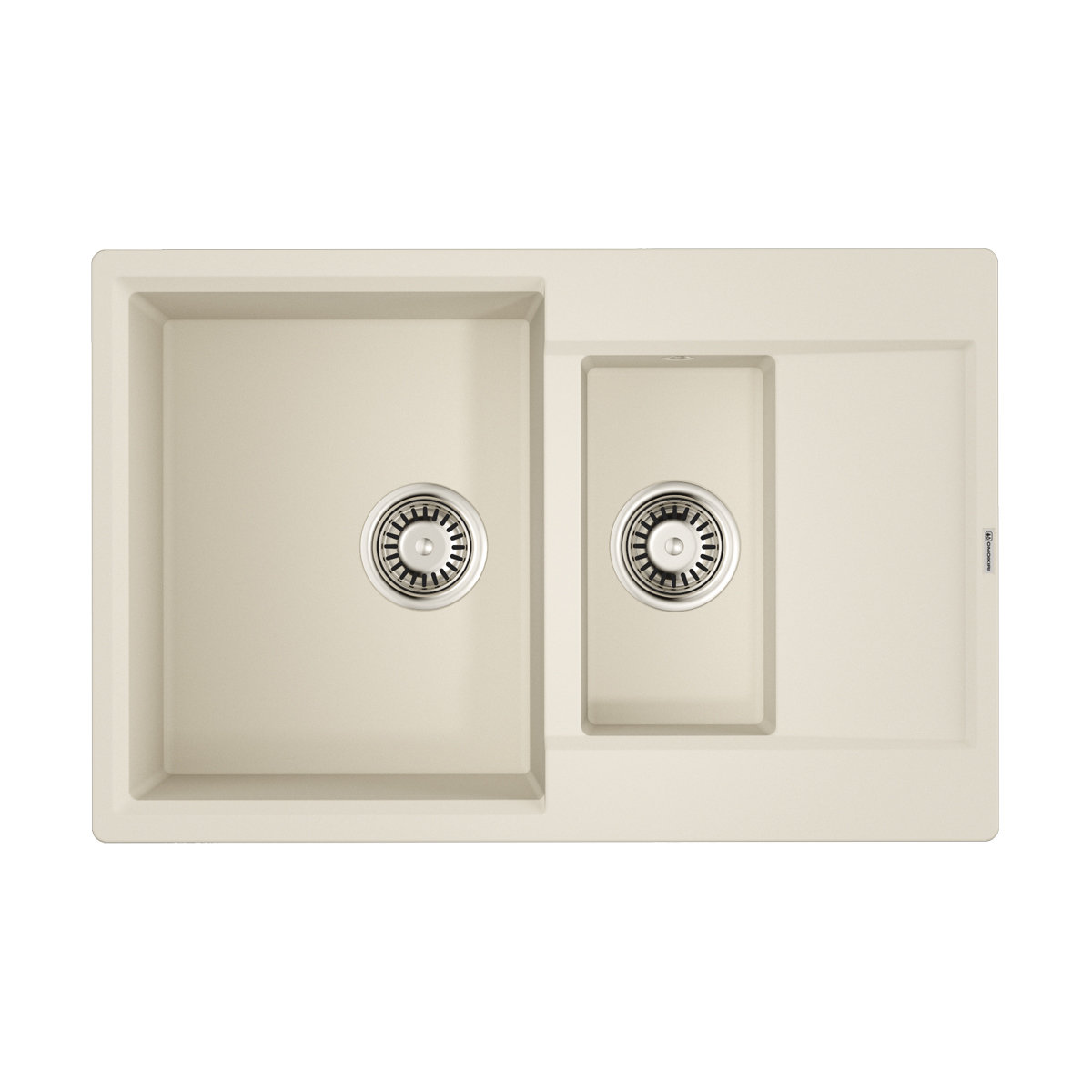 Кухонная мойка Omoikiri Daisen 78-2T EV 4993532 780*510 мм (эверест)