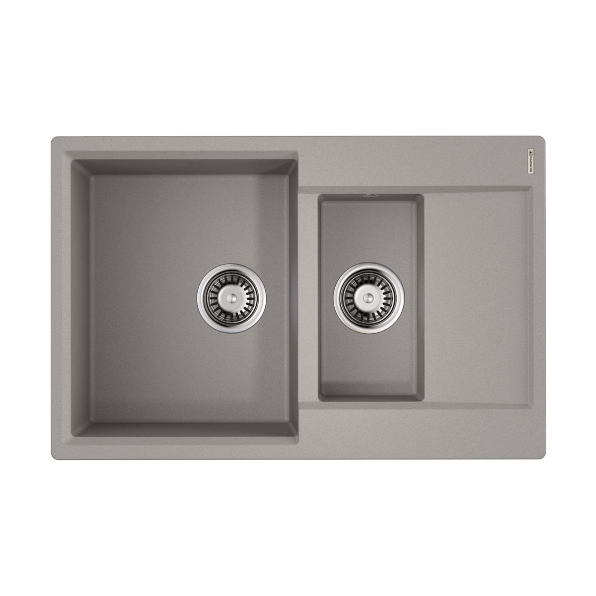 Кухонная мойка Omoikiri Daisen 78-2T GR 4993585 780*510 мм (leningrad grey)