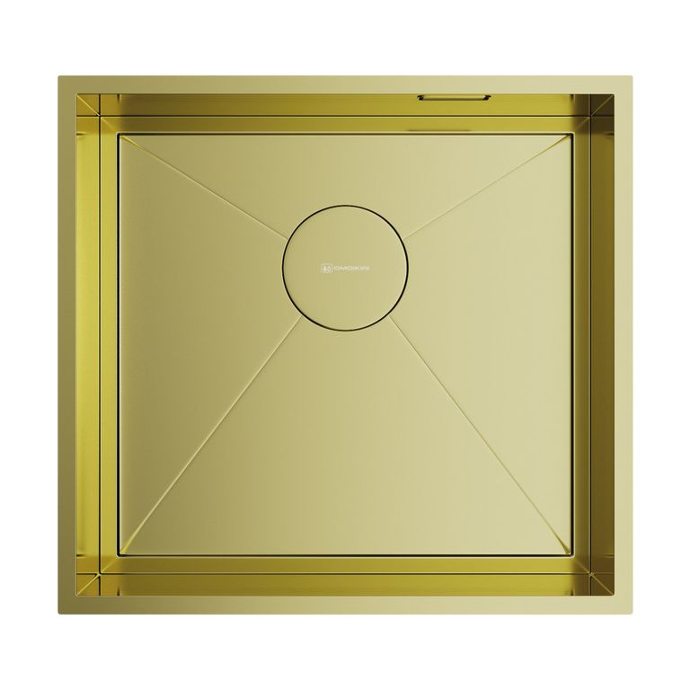 Кухонная мойка Omoikiri Kasen 48-26 INT LG 4997057 480*450 мм (светлое золото)
