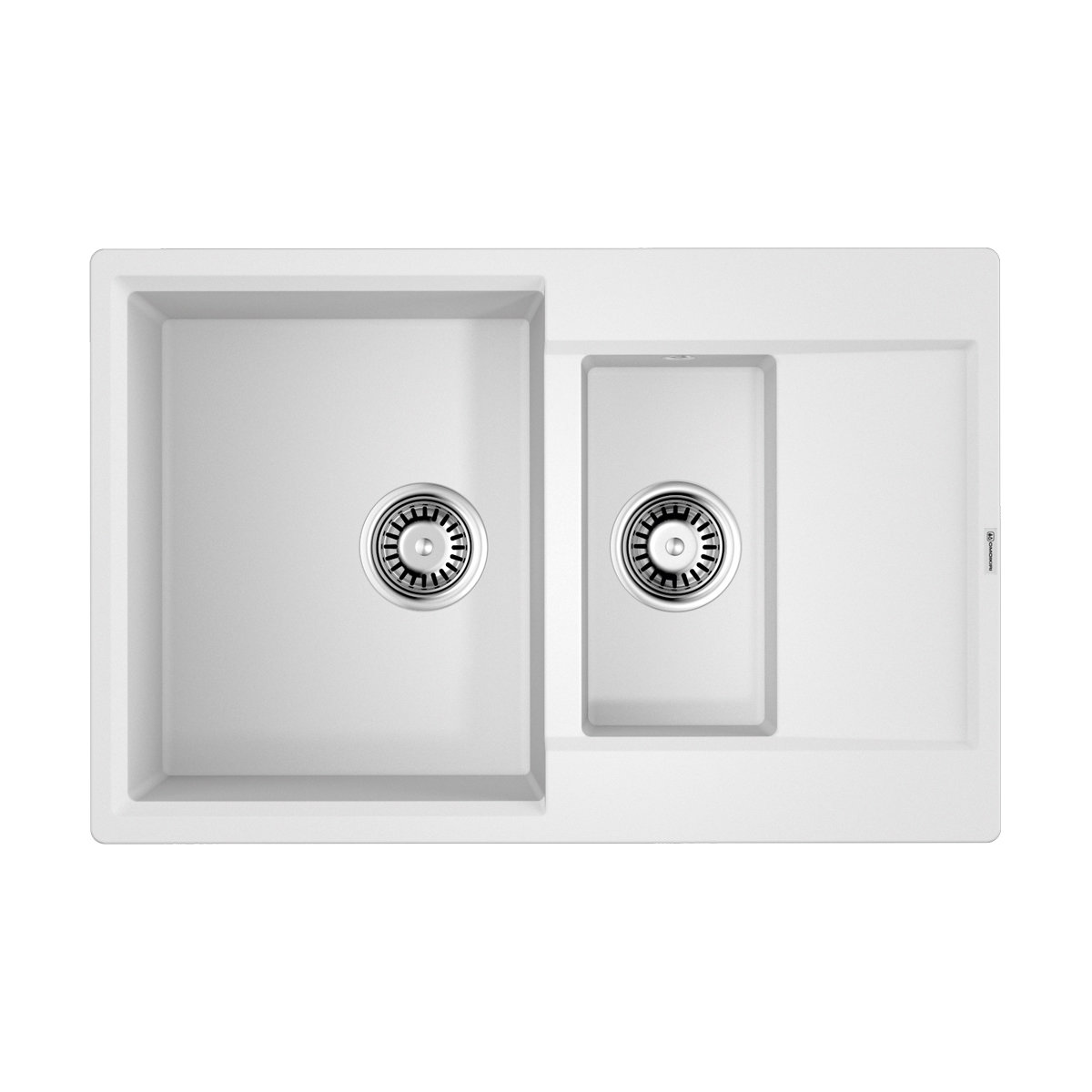 Кухонная мойка Omoikiri Daisen 78-2T WH 4993530 780*510 мм (белый)