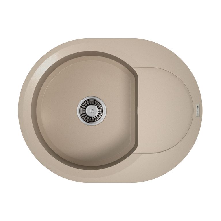 Кухонная мойка Omoikiri Sakaime 60E-SA 4993122 600*470 мм (бежевый)