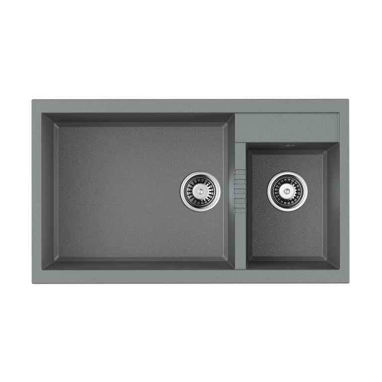 Кухонная мойка Omoikiri Tedori 86-2-LB-GR 4993573 860*500 мм (leningrad grey)
