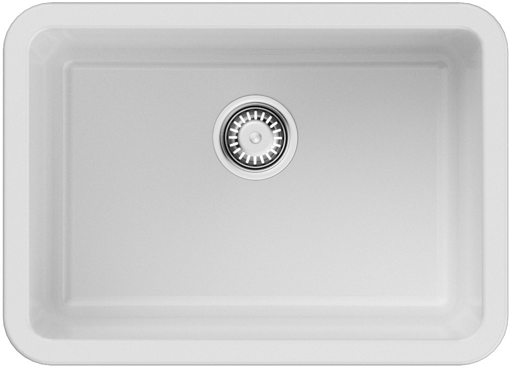 Кухонная мойка Omoikiri Torishima 67 U/I WH Glossy 4993866 673*483 мм (белый)